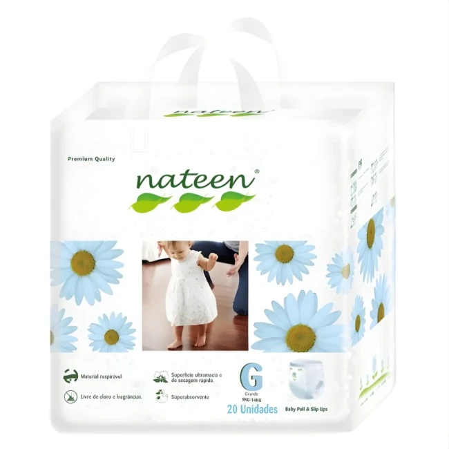 Scutece pants eco-friendly NATEEN Nr.4, 9-14 kg. 20 buc.